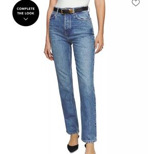 Reformation Blue High Rise Jeans